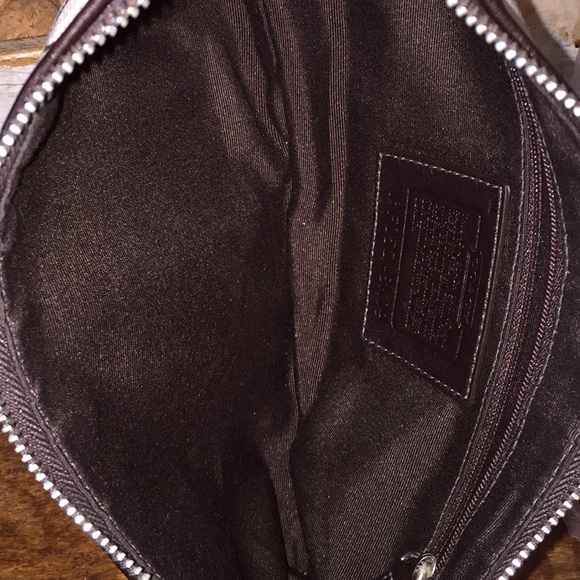 Coach Signature Jacquard and suede bag - Picture 4 of 7